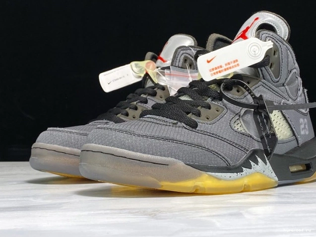 Air Off-White x CT8480-001 5 Jordan Black 0603